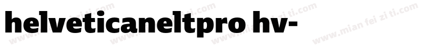 helveticaneltpro hv字体转换